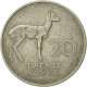 Monnaie, Zambie, 20 Ngwee, 1968, British Royal Mint, TTB, Copper-nickel, KM:13 - Zambie