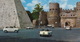 Roma: INNOCENTI 950 SPIDER , FIAT 600, ALFA ROMEO GIULIA SPRINT - Piramide Di Caio Cestio E Porta S. Paolo - (Italia) - Toerisme