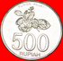 * JASMINE FLOWER: INDONESIA ★ 500 RUPIAH 2003 MINT LUSTRE!  LOW START&#x2605; NO RESERVE! - Indonésie