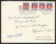 A) 1965 FRANCE, COAT OF ARMS, PARIS, MULTIPLE STAMPS, AIRMAIL, CIRCULATED COVER FROM FRANCE TO MEXICO. F. - 1960-.... Covers & Documents