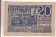 191-Banconote-Carta Moneta Di Emergenza-NOTGELD-Austria-Osterraich-Emergency Money-20 Heller-1920. - Autriche