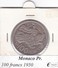 MONACO   100 FRANCS   ANNO 1950  COME DA FOTO - 1949-1956 Old Francs
