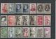 Delcampe - FRANCE - 42 SCANNS LOT DE 399 TIMBRES OBLITERES/NEUFS (*) SANS GOMME POUR ETUDE - Collections