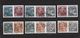 Deutschland DDR Gestempelt 485B-490B Einzelmarken Aus Block 13 Friedrich Engels Katalog 200,00 &euro; - Gebruikt