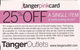 Paper Tanger Pink Savings Card - Discount Card From 2008 - Other & Unclassified