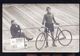 CYCLISTES SUR PISTE BORGNE  CARTE  PHOTO ALLEMANDE  1918 - Autres & Non Classés