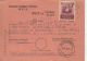 I. P. PAVLOV, STAMPS ON CONFIRMATION OF RECEIPT, REGISTERED, 1953, ROMANIA - Covers & Documents