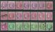 FRANCE - LOT DE 21 TIMBRES OBLITERES POUR ETUDE - Collections