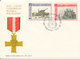 Poland FDC 12-10-1968 25th Anniversary Of The Polish People´s Army Copmplete Set Of 10 Stamps On 5 Covers With Cachet - FDC