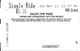 Paper Las Vegas, NV Monorail Ticket - Single Ride - Small SINGLE Text (2 Scans) - Other & Unclassified