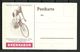 Deutschland Reklamepostkarte Brennabor Fahrrad Weltrekordmann F. Hauptmann Rennfahrer - Ciclismo