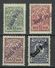 ESTLAND ESTONIA Estonie 1919 Reval Tallinn Local Eesti Post 4 Stamps All Signed ! - Estonia