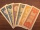 C) CARIBBEAN BANK NOTE 6 PC SET 1+5+10+20+50+100 PESOS 1959,60 EXCELLENT. - Cuba