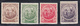 Barbados  Re Giorgio V  1916-18  Yv. 103-05,114  Gb. 181-83,191 MNH ** - Barbados (...-1966)