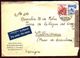 Girostamps54 - Carta Aérea Circulada Desde Suiza Zürich A Vallvidrera Barcelona Con Doble Censura Militar - Briefe U. Dokumente