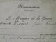 NOMINATION Du SOUS-LIEUTENANT De RESERVE Jean Charles ROBERT Au 21e REGIMENT D'ARTILLERIE - 22 Octobre 1875 - A Voi! - Historical Documents