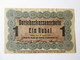 1 Rubel 1916 Banknote Region Posen/Poznan-Germany Occupation Of Poland WWI - Polen