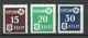 Estland Estonia 1941 Dt. Okkupation Dorpat Tartu Michel 1 - 3 X (thick Paper) MNH - Besetzungen 1938-45