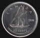 CANADA - 2016 Circulating 10&cent; Coin (*) - Canada