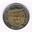 )  PENNING 400 JAAR REMBRANDT VAN RIJN 1606 - 2006 LEIDEN 2 REMBRANDT - Souvenir-Medaille (elongated Coins)