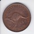 MONEDA DE AUSTRALIA DE 1 PENNY DEL AÑO 1952 CANGURO (KANGAROO) - Penny