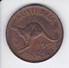 MONEDA DE AUSTRALIA DE 1 PENNY DEL AÑO 1958 CANGURO (KANGAROO) - Penny