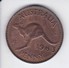 MONEDA DE AUSTRALIA DE 1 PENNY DEL AÑO 1963 CANGURO (KANGAROO) - Penny