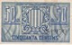 BILLETE DE 50 CENTIMOS DEL AJUNTAMENT DE VILAMAJOR DEL AÑO 1937  (BANKNOTE) - Otros & Sin Clasificación