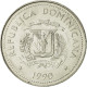 Monnaie, Dominican Republic, 25 Centavos, 1990, SUP+, Nickel Clad Steel, KM:71.2 - Dominicana