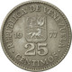 Monnaie, Venezuela, 25 Centimos, 1977, Werdohl, Vereinigte Deutsche Metallwerke - Venezuela