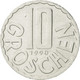 Monnaie, Autriche, 10 Groschen, 1990, Vienna, SUP, Aluminium, KM:2878 - Autriche