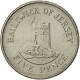 Monnaie, Jersey, Elizabeth II, 5 Pence, 1991, TTB+, Copper-nickel, KM:56.2 - Jersey