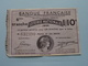 1934 : N° 632390 - Banque Française 6ème Tranche Loterie Nationale 1/10e ( Voir Photo Pour Détail ) ! - Biglietti Della Lotteria