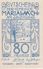 401-Banconote-Carta Moneta Di Emergenza-NOTGELD-Maria Laach-Austria-Osterraich-Emergency Money-80 Heller Blu-1920 - Austria