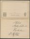 1894 Denmark 3 Ore Stationery Complete Reply Postcard, Brev-kort. Copenhagen National Hotel - Postal Stationery