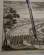 Kasteel Van Eke / Eecke Bij Nazareth - Kaart Uit Sanderus 1735 - Cartes Topographiques