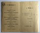 MENU Du 19 Décembre 1895 - Menus