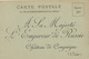 Boer War Kruger Writting To Czar Nicolas II The Hague Conference Promotor Compiegne France Tsar Signée Willette - Afrique Du Sud