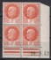 FRANCE 1941 - BLOC DE 4 TP  Y.T. N° 521 COIN DE FEUILLE / DATE - NEUFS** /K489 - Unused Stamps