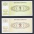 2 BILLETS SLOVENIE SLOWENIEN SLOVENIJA BANKNOTE BILLET BANQUE GELDSCHEIN - Slovenia