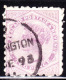 NEW ZEALAND (1893) Nitrous Oxide.  2 Penny Stamp With Advertisement On Back For "S. Myers &amp; Co. Dentists, Christchur - Used Stamps