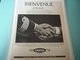 ANCIENNE PUBLICITE VOYAGE SABENA BIENVENUE A BORD 1963 - Advertisements