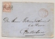 Nederland - 1867 - 10 Cent 2e Emissie Op (deel Van) Omslag Van Utrecht Naar Amsterdam - Brieven En Documenten