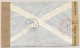 Delcampe - Nederlands Indië - 1941 - 10 Cent Konijnenburg Op Censored KNILM R-cover Van Siboga Naar New York / USA - Stamps Removed - Nederlands-Indië