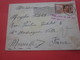 Europe-Italie - 1953.. République - 1946-60-Lettre & Document Marcophilie  Avion-By Air-mail--Marseille - 1946-60: Storia Postale