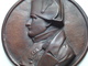 Plaque NAPOLEON ( Napoléon ) Bronze +/- 850 Gram / Size +/- 17,5 Cm. ( Ne Pas Signé Et En Bon état / Voir Photo Svp ) ! - Bronzes