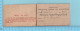 1918 C.O.F. Member Receipt Book - Court Waterloo, Canadian Order Of Foresters - Kanada