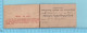 1918 C.O.F. Member Receipt Book - Court Waterloo, Canadian Order Of Foresters - Canada
