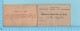 1918 C.O.F. Member Receipt Book - Court Waterloo, Canadian Order Of Foresters - Canada