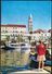 Croatia Split 1965 / Church, Boat, Adriatic Sea - Croacia